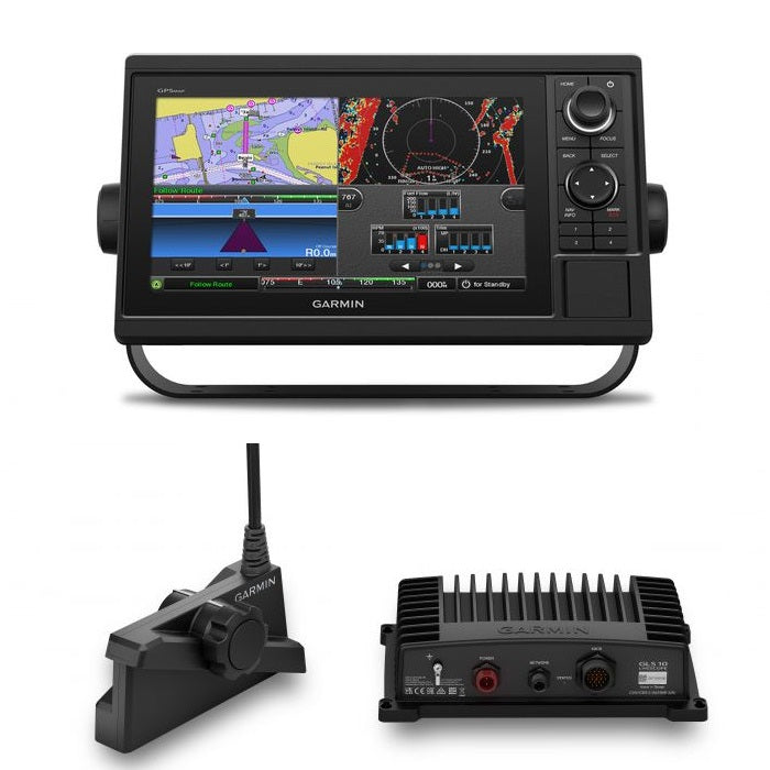 Garmin GPSMAP1222 12 Plotter LIVESCOPE Plus Bundle Worldwide Basemap