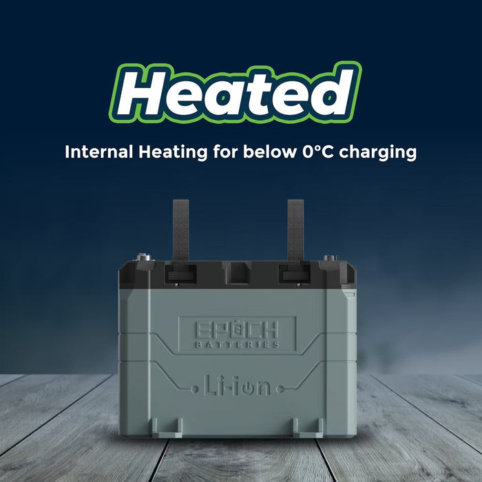 12V 50AH Marine Lithium Battery For Trolling Motors - Bluetooth and Heating Feature