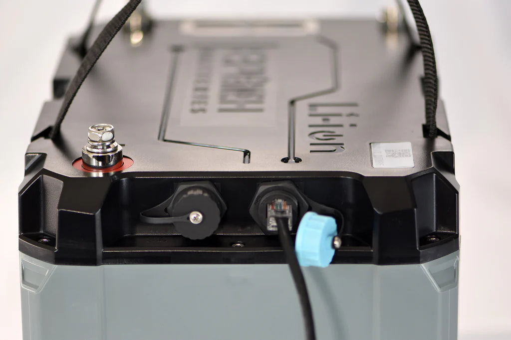 24V 100AH Marine Lithium Battery For Trolling Motors - Bluetooth and Heating Feature