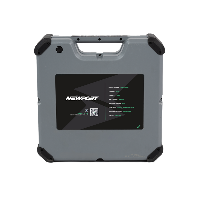 24V 50Ah LoPRO Lithium LiFePo4 Battery