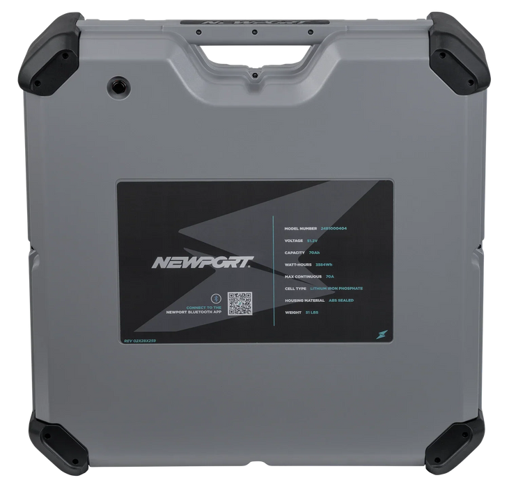 48V 70Ah Newport LoPRO Lithium LiFePo4 Battery