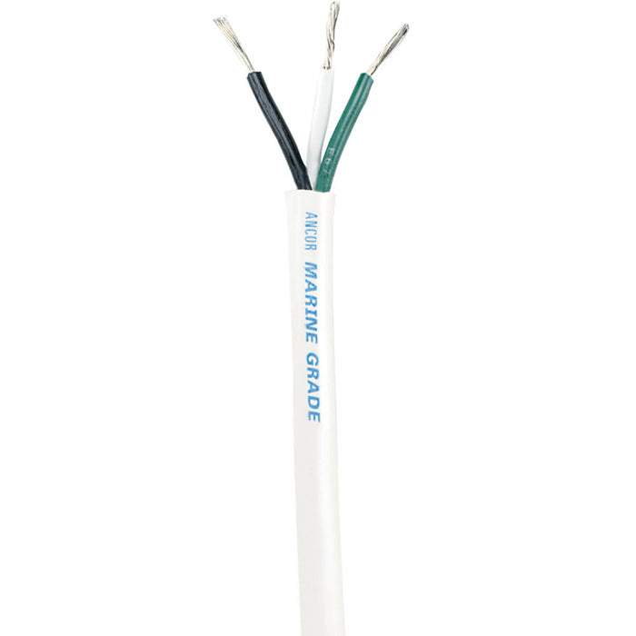 Ancor White Triplex Cable - 12-3 AWG - Round - 100'-Electrical-1-Tiny Boat Nation