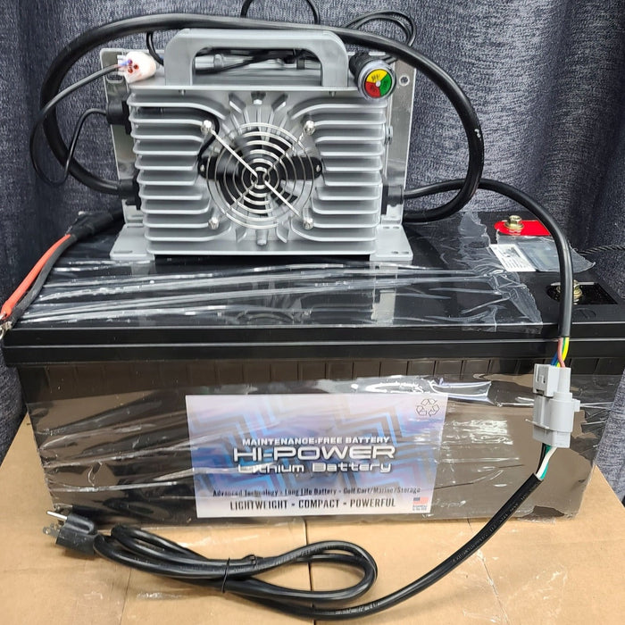 Hi-Power 48V Lithium Battery Packs-Marine Battery-160AH with 10amp Charger-2-Tiny Boat Nation