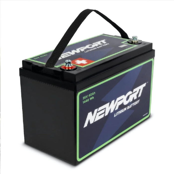 Newport 36V 40AH Extended Range Lithium (LiFePO4) Outboard Motor Battery