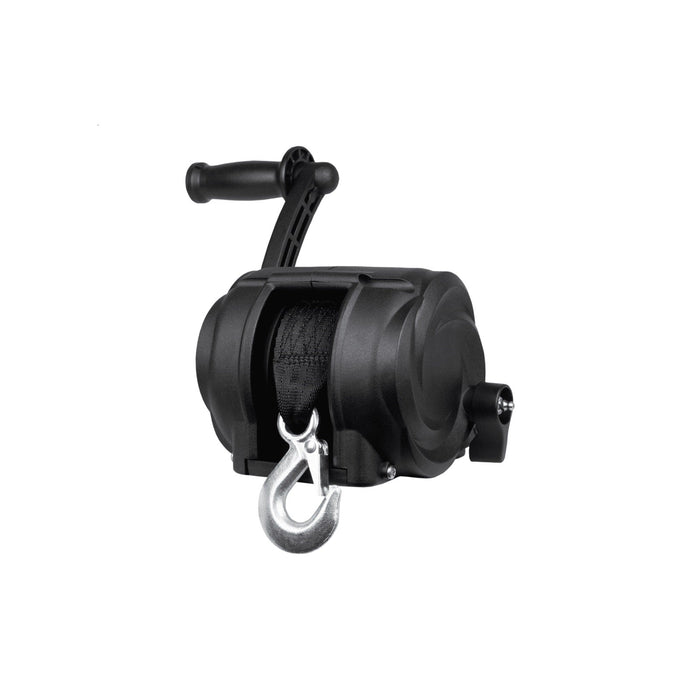 Powerwinch 2000 Trailer Whinch Manual Strap Winch Black For Boats Up To 2000lb