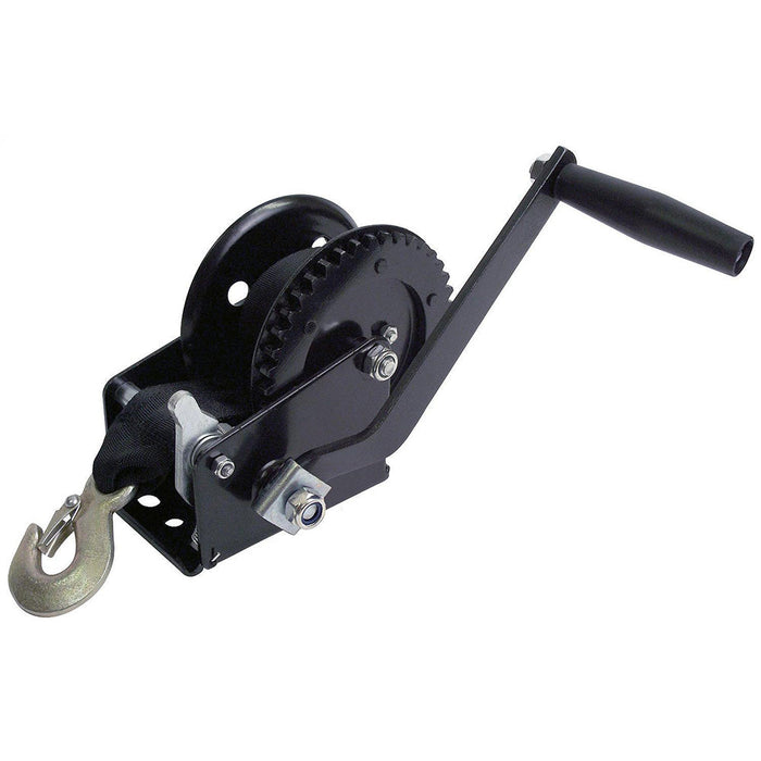 Attwood 1200 lb Single Drive Winch - 2&quot; x 20&#39; Nylon Strap