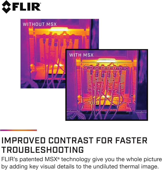 FLIR E96 Advanced Thermal Imaging Camera with Viewfinder MSX UltraMax and Thermal Studio Pro 640 x 480 30 Hz