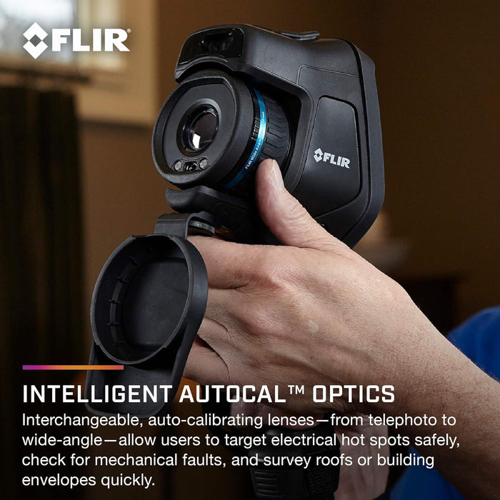 FLIR E86 Advanced Thermal Imaging Camera with Dual FOV Lenses, MSX, UltraMax, and Thermal Studio Pro, 464 x 348, 30 Hz