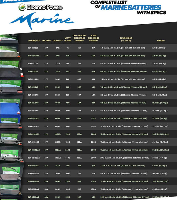 Bioenno Lithium Batteries (LiFePO4)