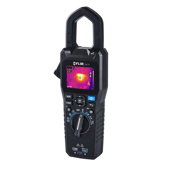 FLIR CM276 True-RMS Clamp Meter and Thermal Imaging Camera 1000V AC/DC 600A AC/DC IGM Technology METERLiNK Connectivity