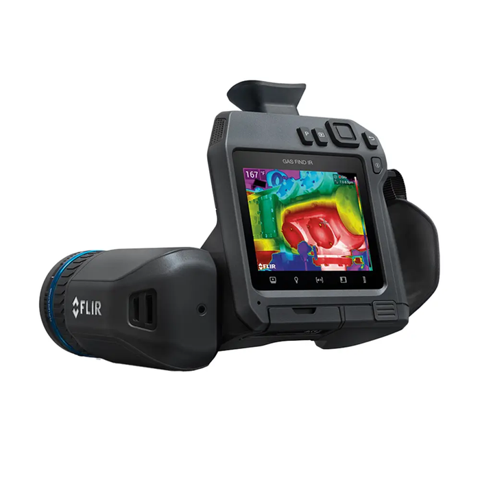 FLIR GF77 Thermal Imaging Camera for Industrial Gas Detection with 25/6 Low-Range and High-Range Lenses, 320 x 240 Resolution, 30 Hz