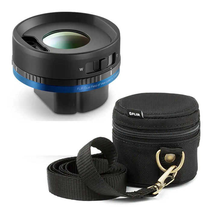FLIR 17mm Dual FOV 42°/24° Lens for Exx/Txxx/Axxx Series Thermal Imagers with Lens Case