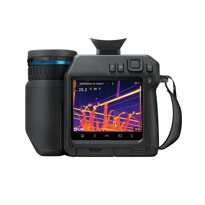 Teledyne FLIR T840 DFOV 24 42 rear view screen thermal imaging substation.