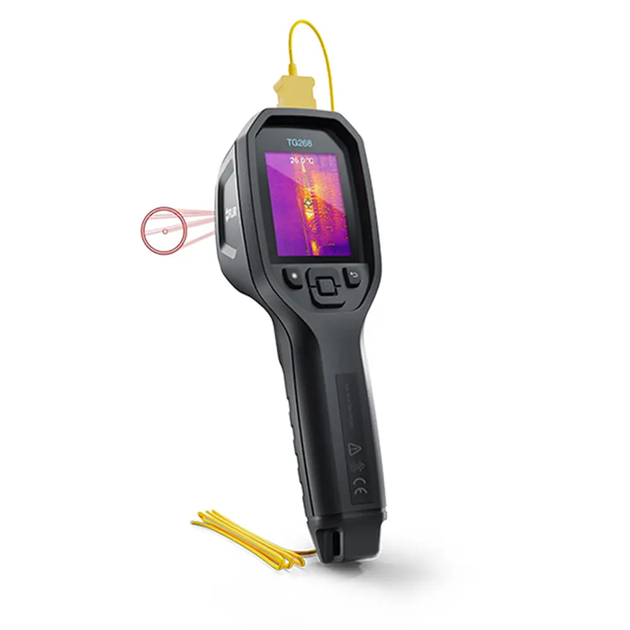 FLIR TG268 Thermal Camera 24:1/160 x 120 with Bullseye Laser and Type-K Thermocouple -13°F to 752°F