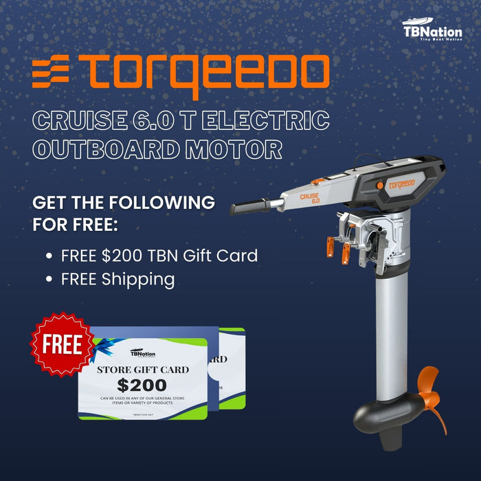 Torqeedo Cruise 6.0 T Electric Outboard Motor - 9.9 HP