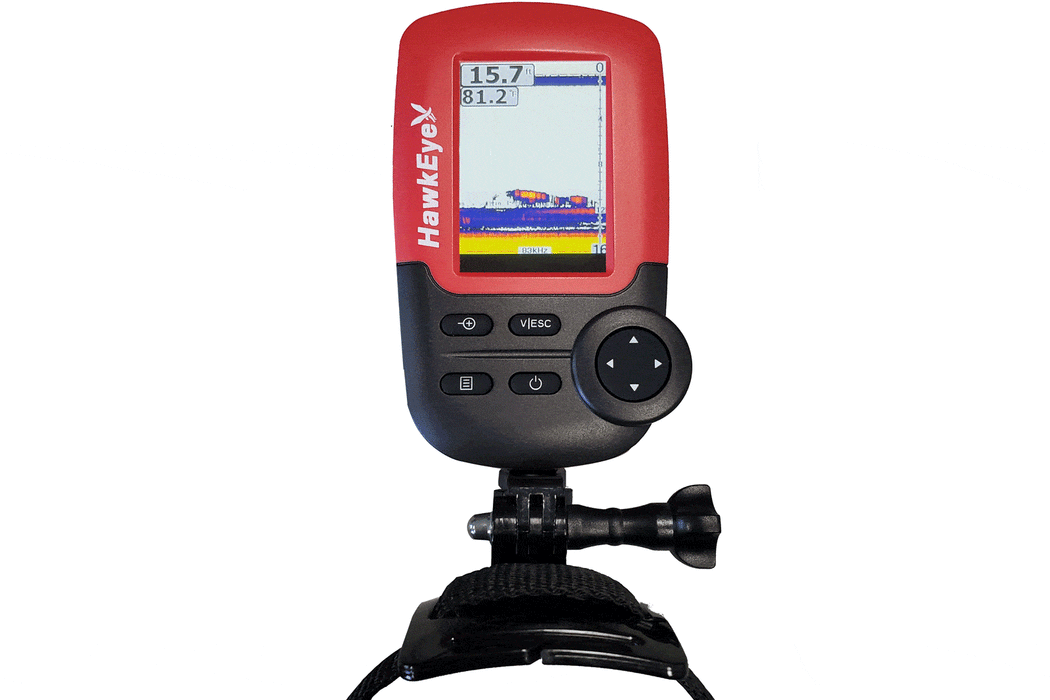 HawkEye FishTrax 1C-f | Float Tube Fish Finder
