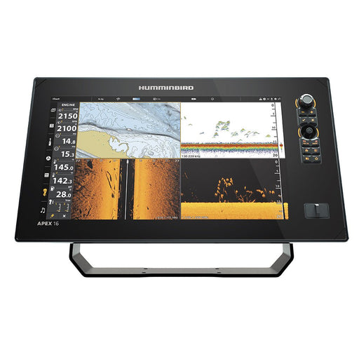 Humminbird APEX 16 VX MSI+ Chartplotter/Fishfinder w/Transom Mount Transducer [411500 - 1VX] - Deep Blue Supply