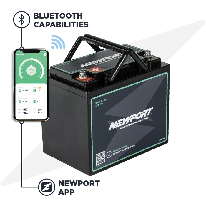 Newport 12V 50Ah Lithium LiFePO4 Battery