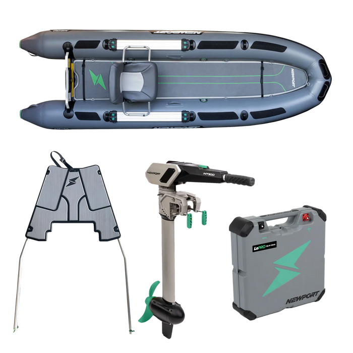 Newport NS130 Inflatable Skiff Bundle