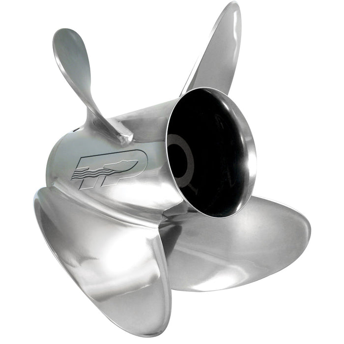Turning Point Express® EX1-1319-4-EX2-1319-4 Stainless Steel Right-Hand Propeller - 13 x 19 - 4-Blade-Boat Outfitting-1-Tiny Boat Nation