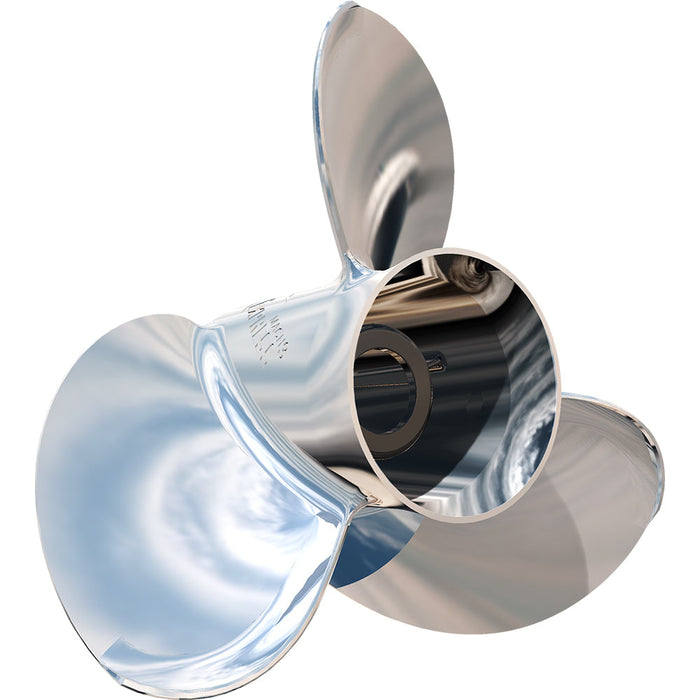 Turning Point Express® Mach3 Right Hand Stainless Steel Propeller - E1-1013 - 10.5" x 13" - 3-Blade-Boat Outfitting-1-Tiny Boat Nation