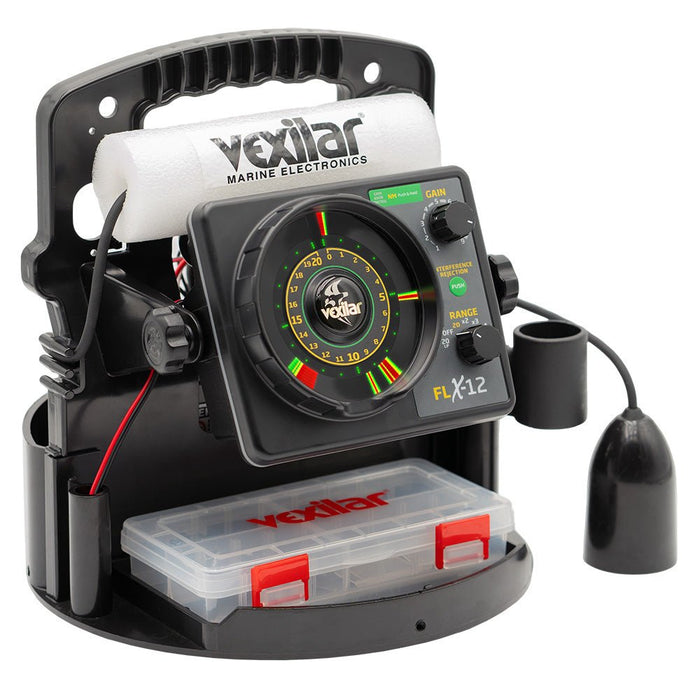 Vexilar FLX - 12 Pro Pack II Fishing System w/12 Degree Ice Ducer [PPX1212] - Deep Blue Supply
