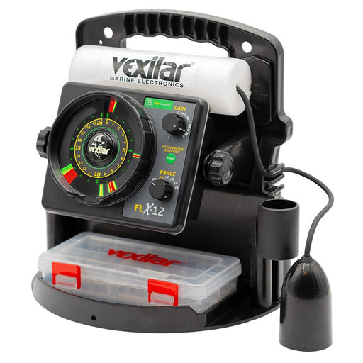 Vexilar FLX - 12 Pro Pack II Fishing System w/12 Degree Ice Ducer [PPX1212] - Deep Blue Supply
