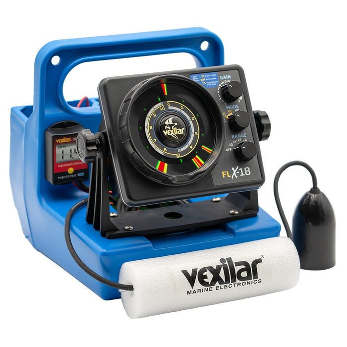 Vexilar FLX - 18 Genz Pack w/12 Degree Ice - Ducer DD - 100 [GPX1812] - Deep Blue Supply