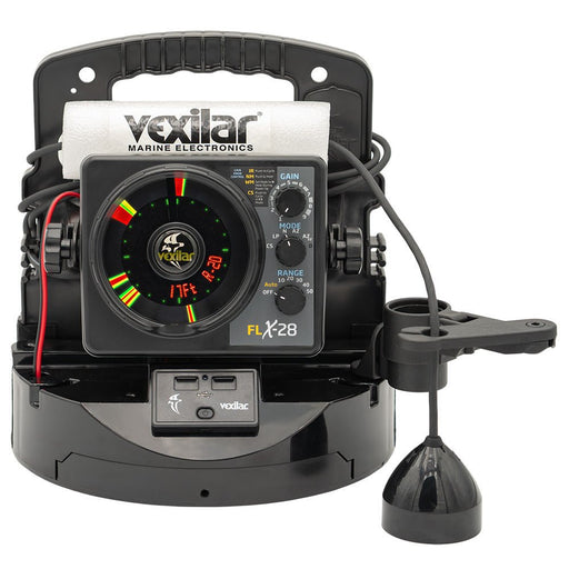 Vexilar FLX - 28 Pro Pack Elite Fishing System w/Pro View Ice - Ducer Vexilar Lithium Battery [PPEL28PV] - Deep Blue Supply
