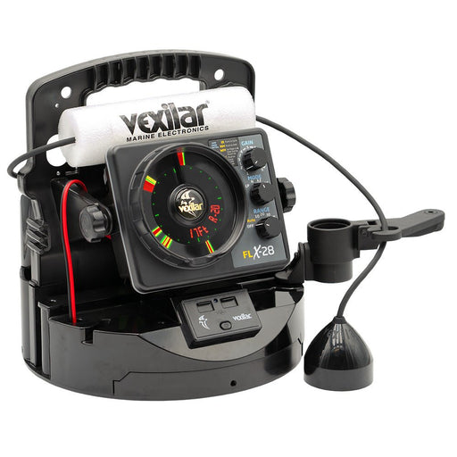 Vexilar FLX - 28 Pro Pack Elite Fishing System w/Pro View Ice - Ducer Vexilar Lithium Battery [PPEL28PV] - Deep Blue Supply